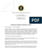 Mensaje Del Gobernador - Luis Fortuño