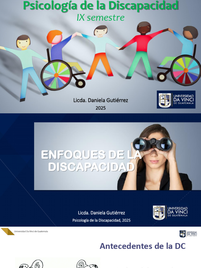 Enfoques de la Discapacidad: Análisis 2025 | PDF | Invalidez ...