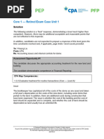 Core 1 Practice Case 1 Solution | PDF | Inventory | Risk