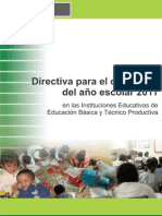 Directiva_2011 de Educacion Basica