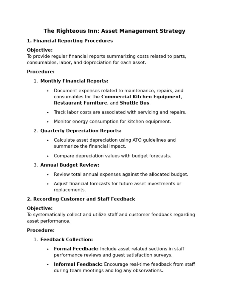 The Righteous Inn | PDF | Regulatory Compliance | Audit