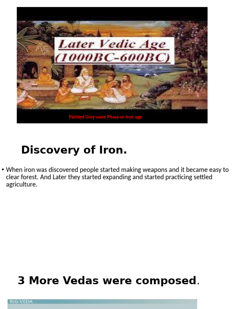 Overview of Later Vedic Age Developments | PDF | Vedas | Moksha