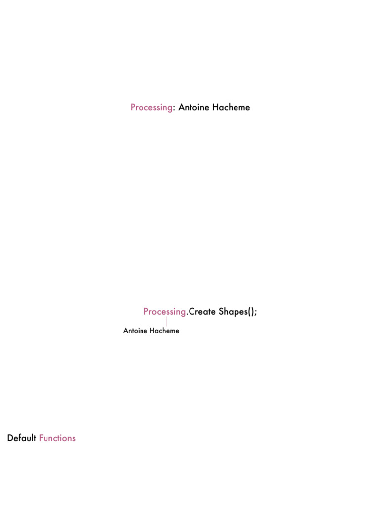 Processing Basics: Create Shapes and Animations | PDF | Shape ...