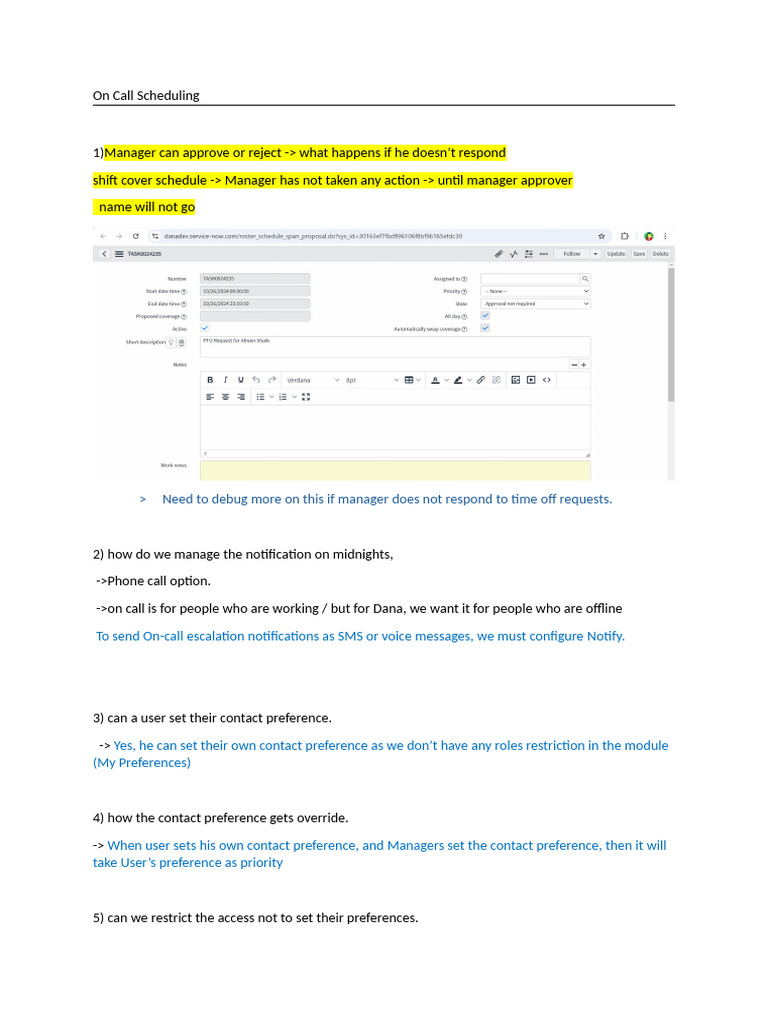 On Call | PDF