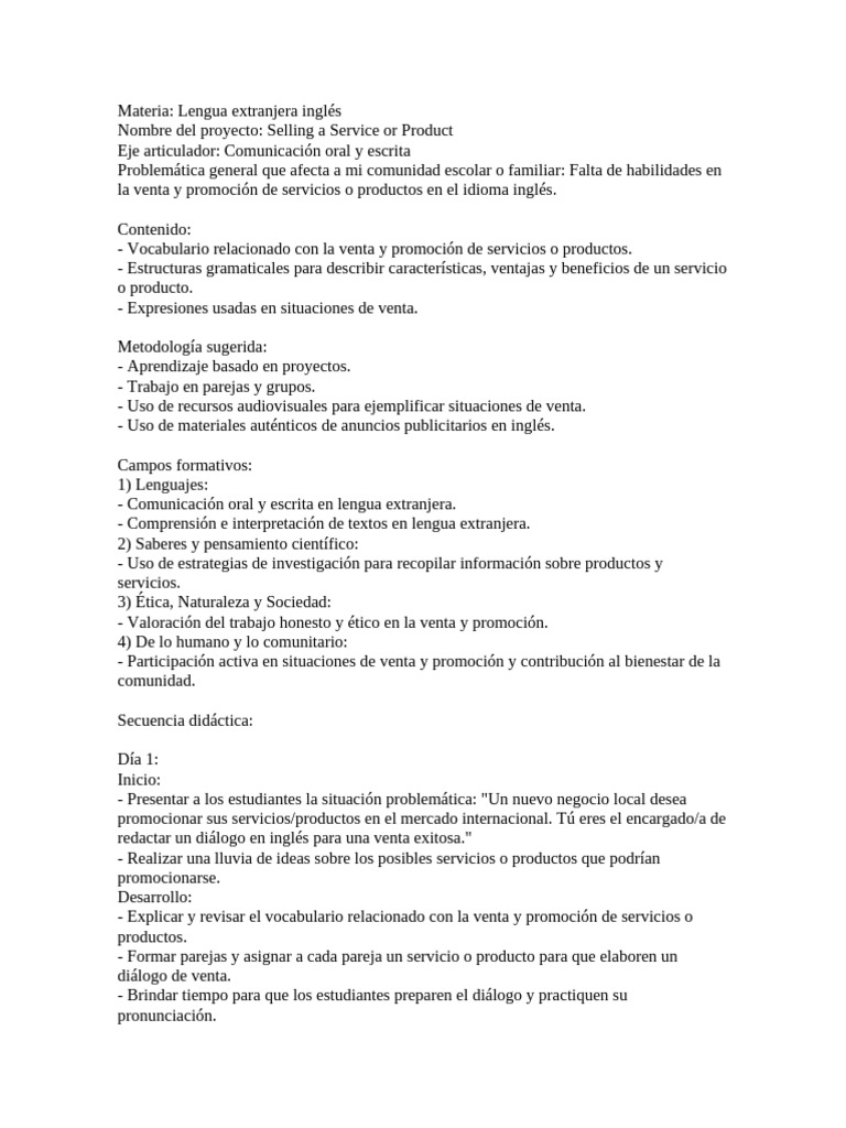 Ingles 2 Secundaria Semana 1 | PDF | Publicidad | Comunicación