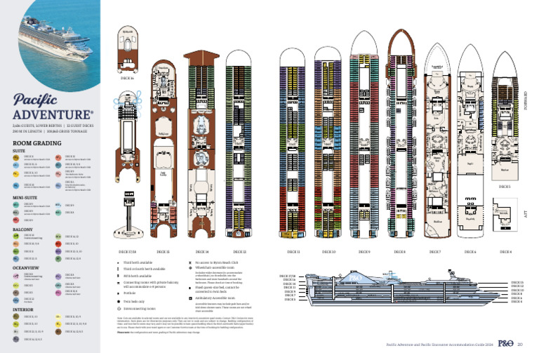 Pacific Adventure Deck Plans March 2024 | PDF