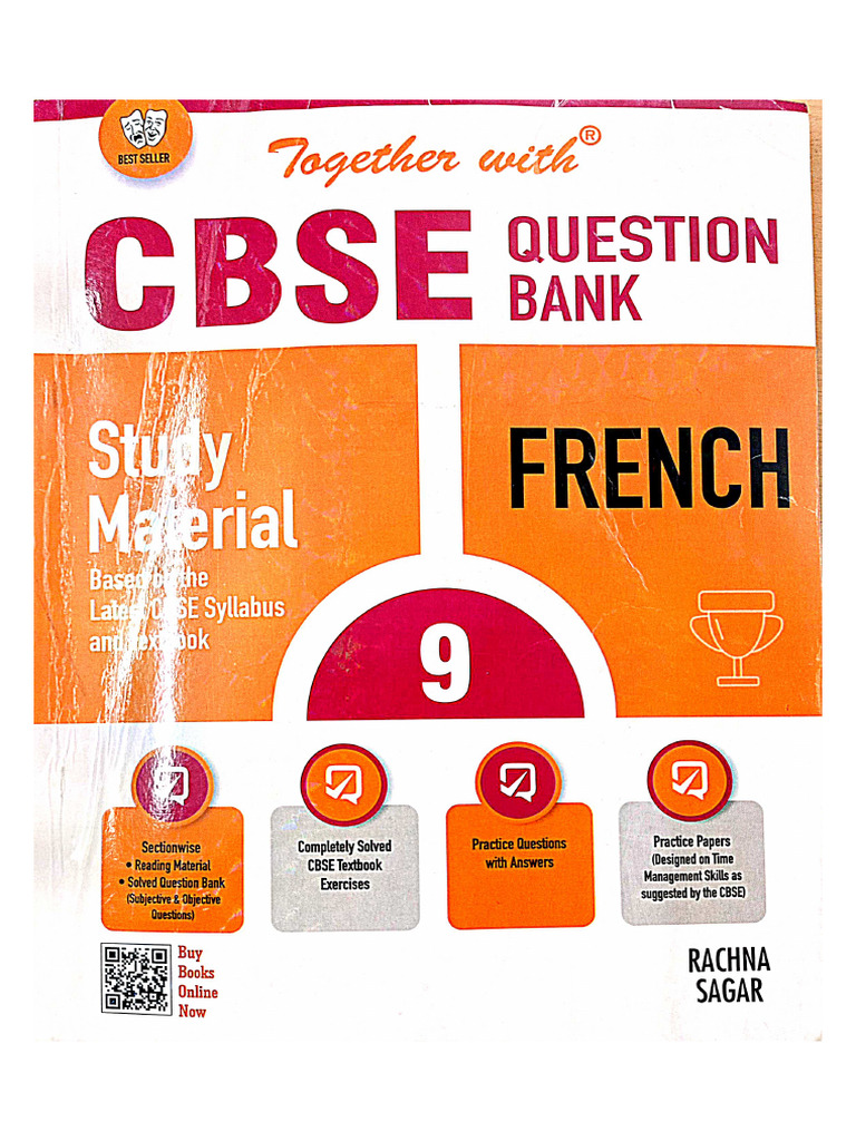 STD IX French Together With CBSE Question Bank+ Study Material 2022 | PDF