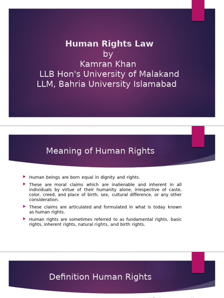 Understanding Human Rights Law | PDF | Human Rights | International ...