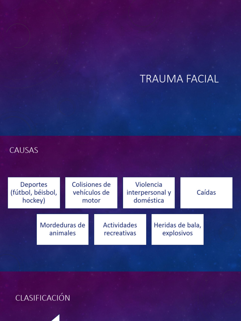 Manejo y Evaluación del Trauma Facial | PDF | Traumatologia ...
