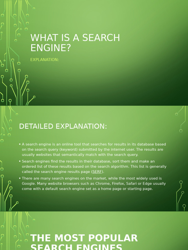 Understanding Search Engines Explained | PDF | Computing | Online Databases