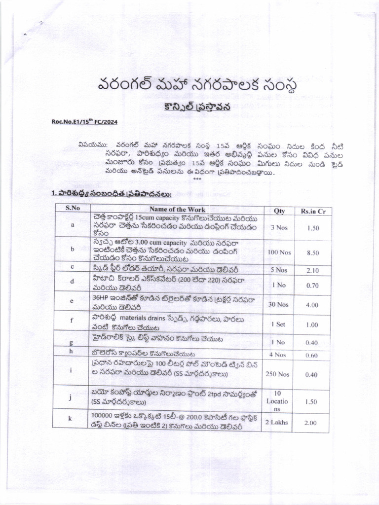 24-09-2024 15th Finance Council Resolution Attestation | PDF