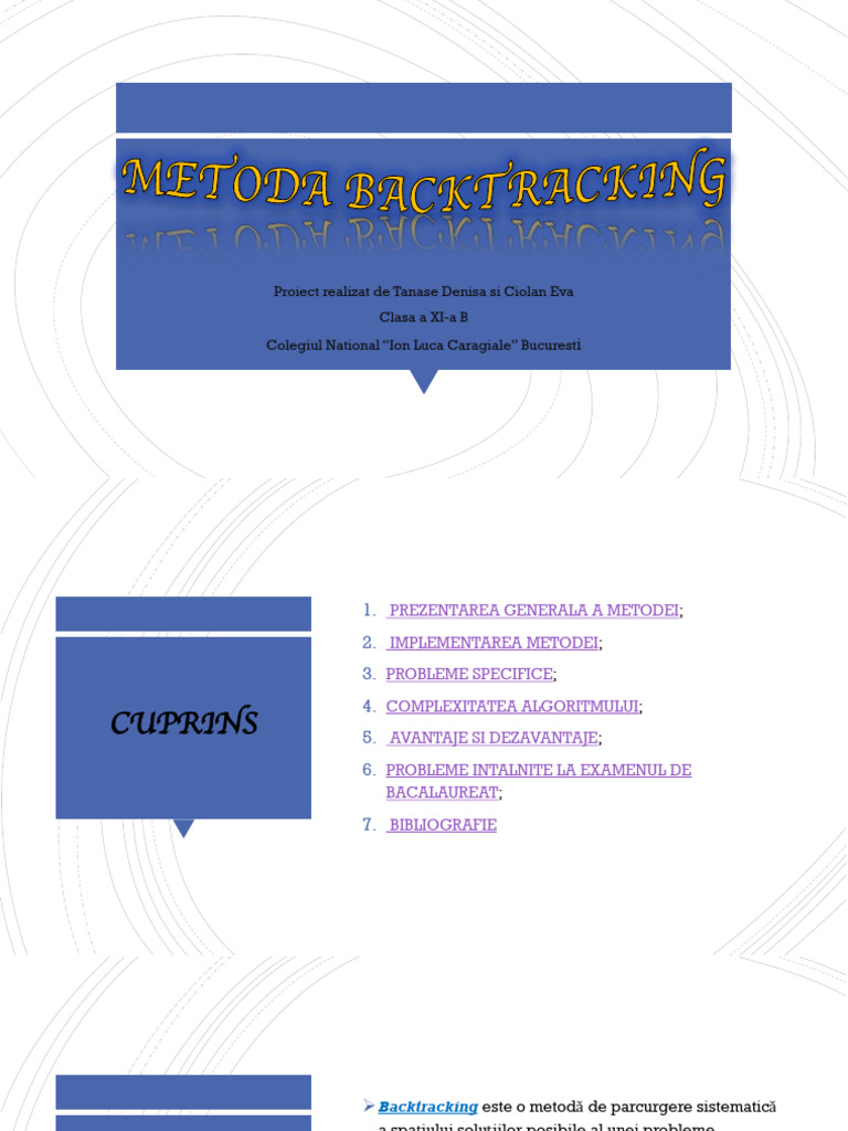 Metoda Backtracking | PDF