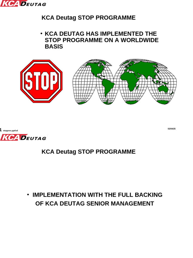 STOP Refresher - 2006 | PDF | Safety | Occupational Safety And Health
