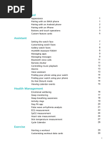 Huawei WATCH GT 5 Pro Manual