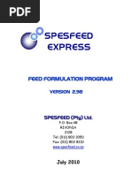 Spesfeed Express Help