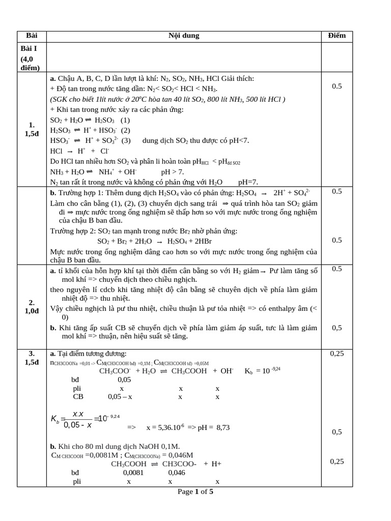 HDC ĐỀ ÔN 1 | PDF