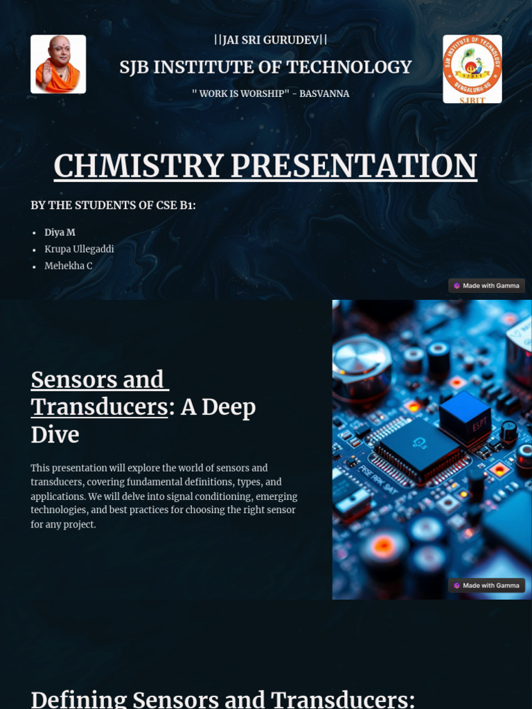 Sensors and Transducers | PDF | Sensor | Internet Of Things