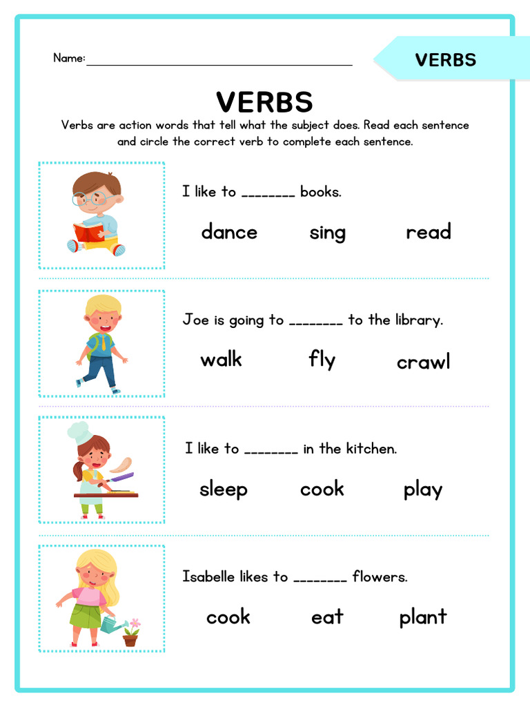 Verbs and Prepositions Practice Worksheets | PDF | Moon | Meteoroid