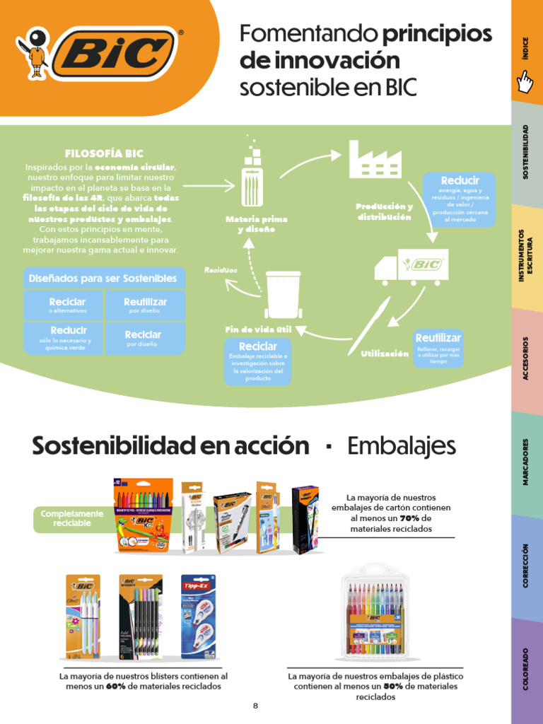 Sostenibilidad y Economía Circular en BIC | PDF | Reciclaje ...