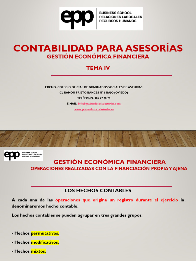 Tema 4-Contabilidad Asesoría | PDF | Contabilidad | Estado financiero