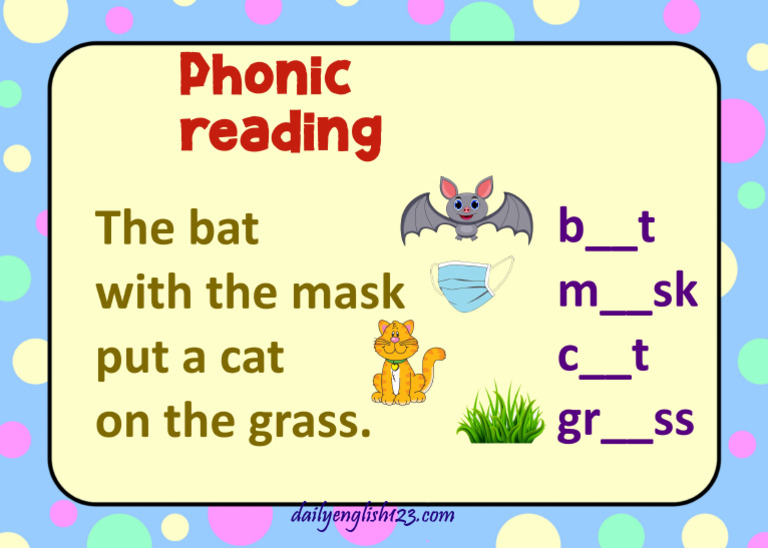 Phonics Reading 21 | PDF