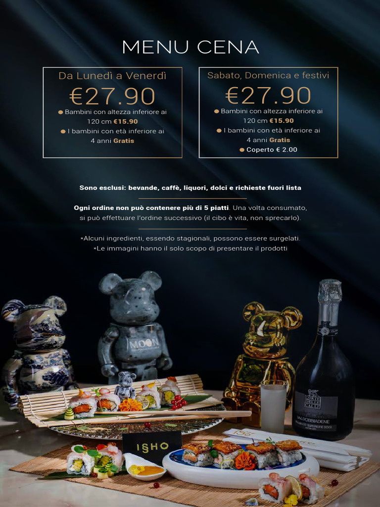 Menu Issho Cena | PDF