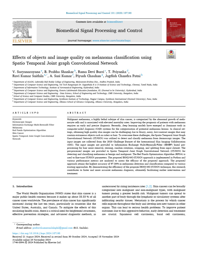 Melanoma 2 Pdf Deep Learning Skin Cancer
