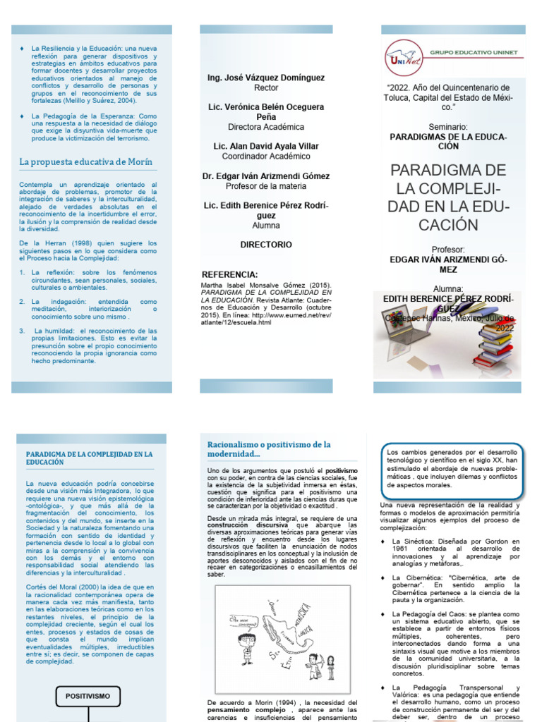 Tarea 7. Paradigma de La Complejidad | PDF | Conocimiento | Pedagogía