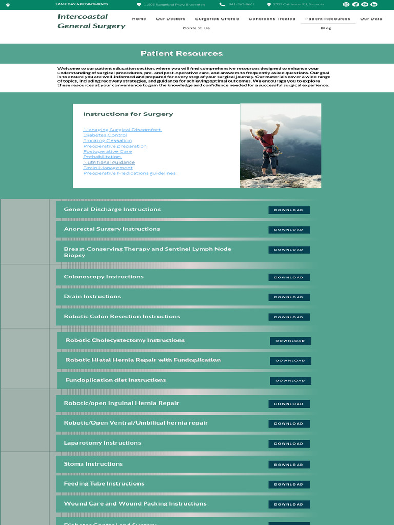 Comprehensive Surgical Patient Resources | PDF | Surgery | Medical ...