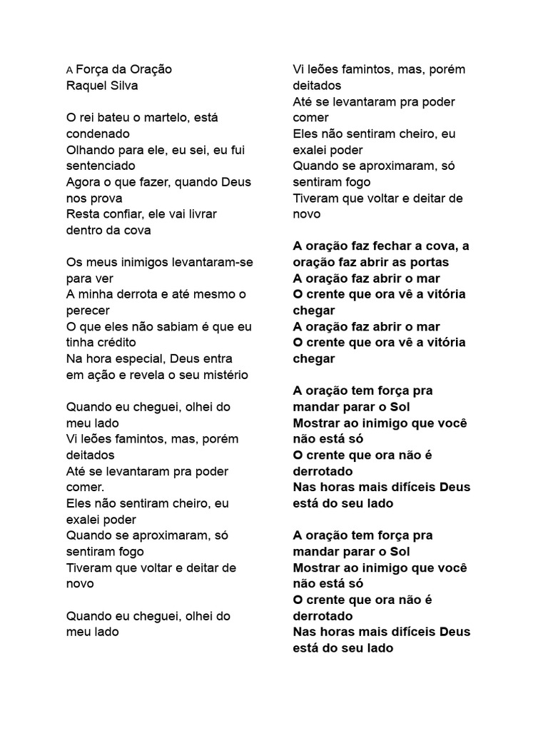 Força Da Oração | PDF