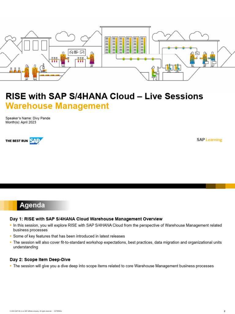 RISE with SAP S/4HANA Warehouse Management | PDF | Information ...