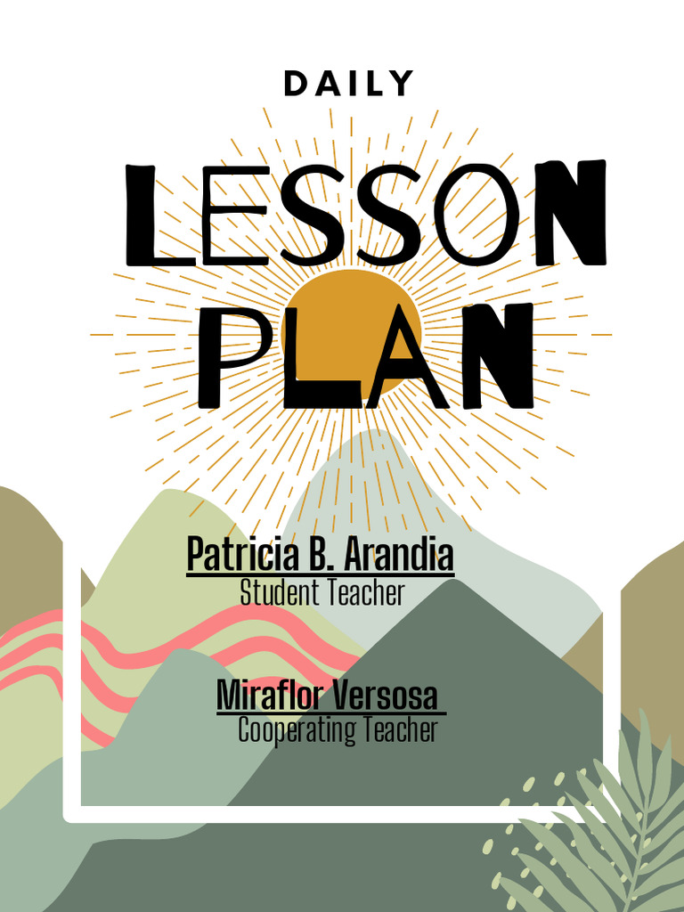 Daily Lesson Plan Template | PDF | Learning | Teaching