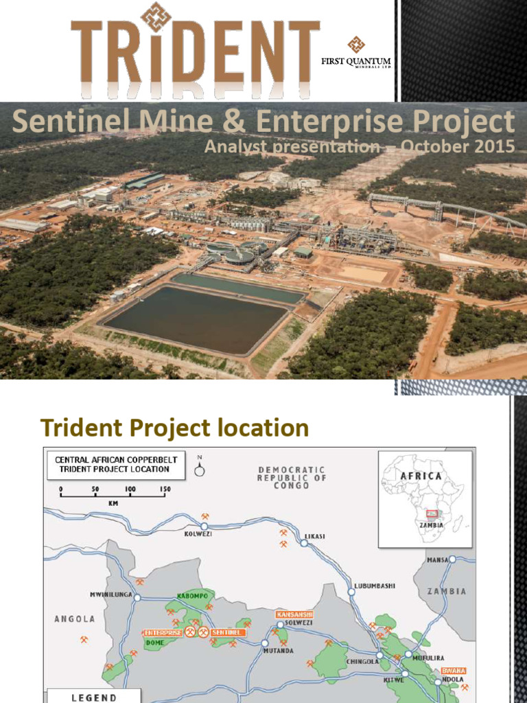 Sentinel Mine Project Overview 2015 | PDF | Mill (Grinding) | Mining