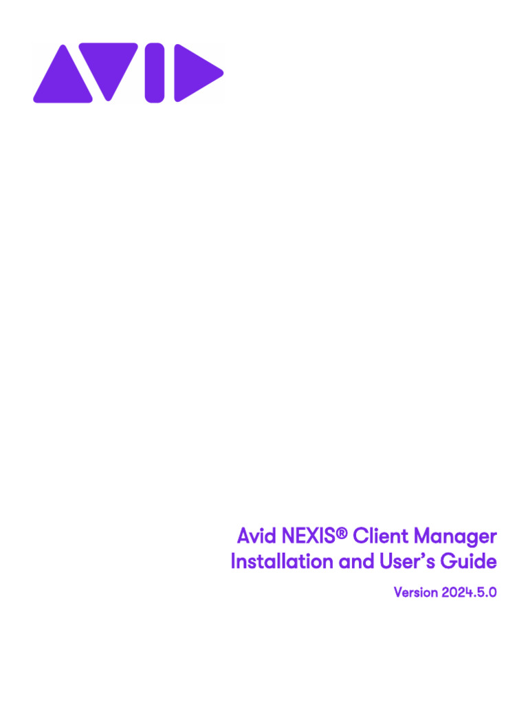 AvidNEXIS Client Guide | PDF | Ip Address | Mac Os