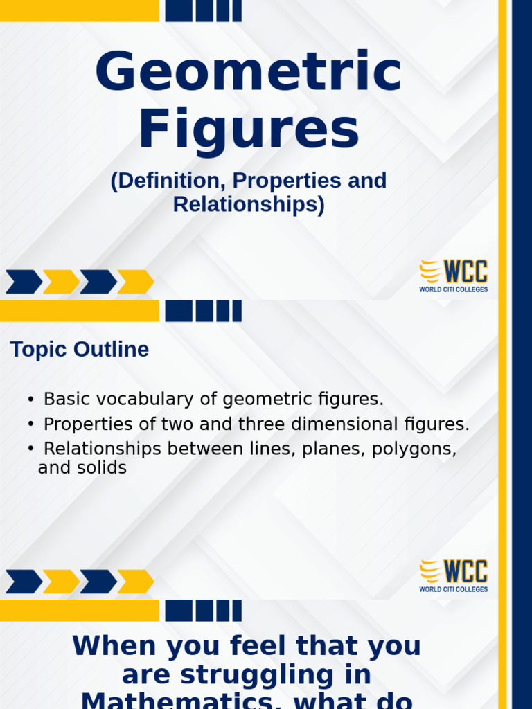 T1 Geometric Figures | PDF | Line (Geometry) | Rectangle