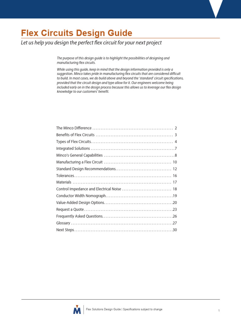Minco Flex Circuits Design Guide | PDF | Printed Circuit Board ...