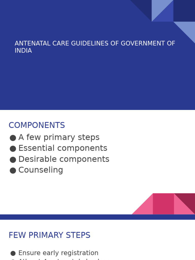 WHO ANTENATAL CARE GUIDELINES 2020 PDF visual data 3