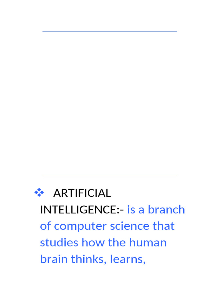 Understanding Artificial Intelligence Concepts | PDF