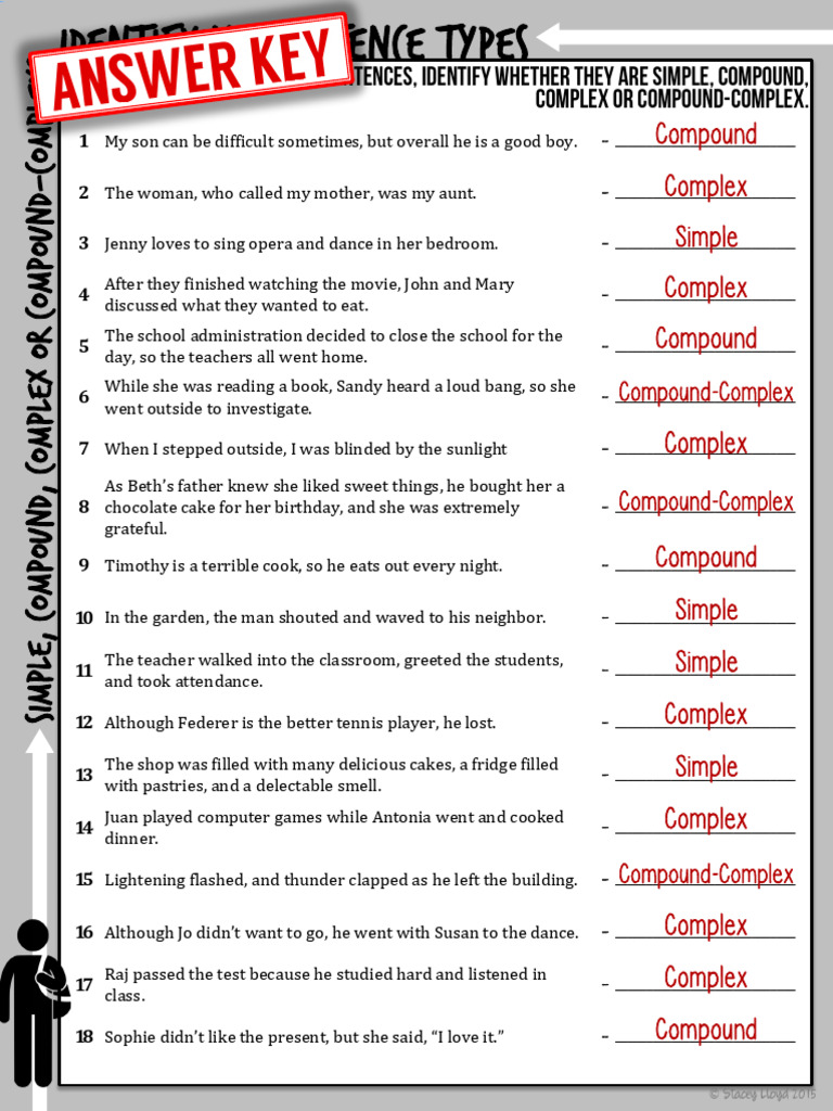 Mixed Sentences Answer Key | PDF