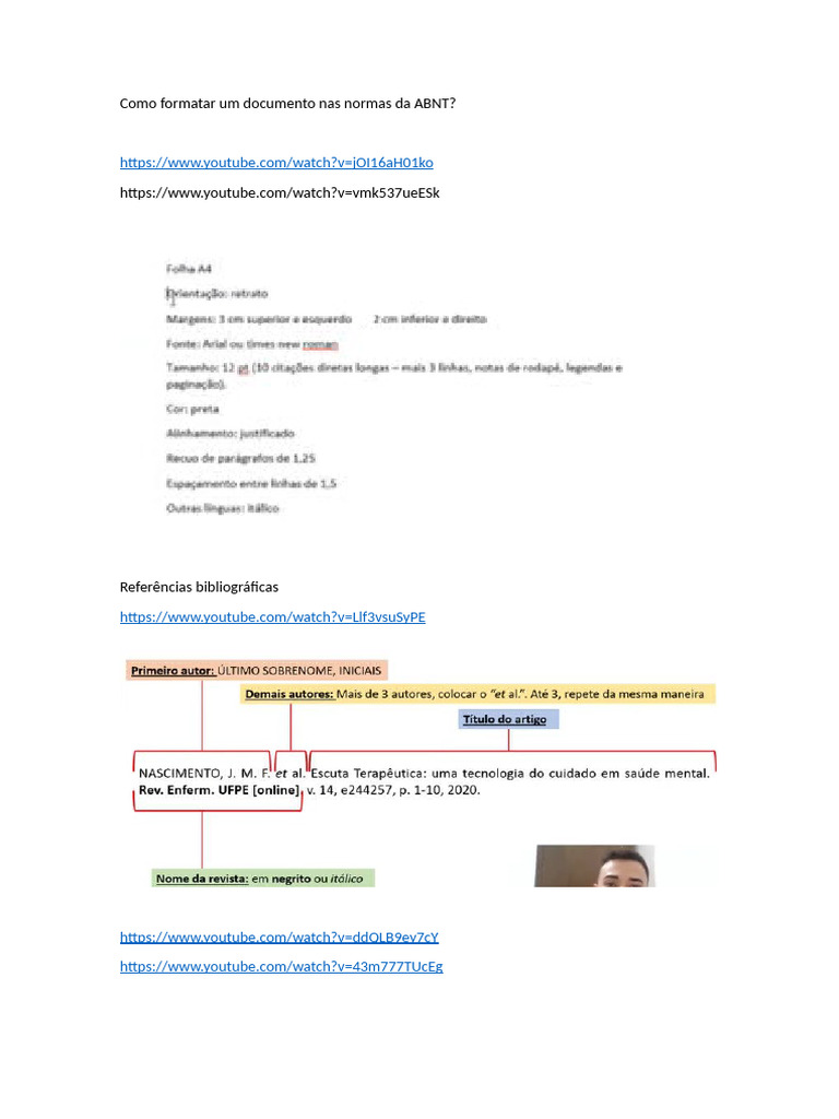 Como Formatar Um Documento Nas Normas Da ABNT | PDF