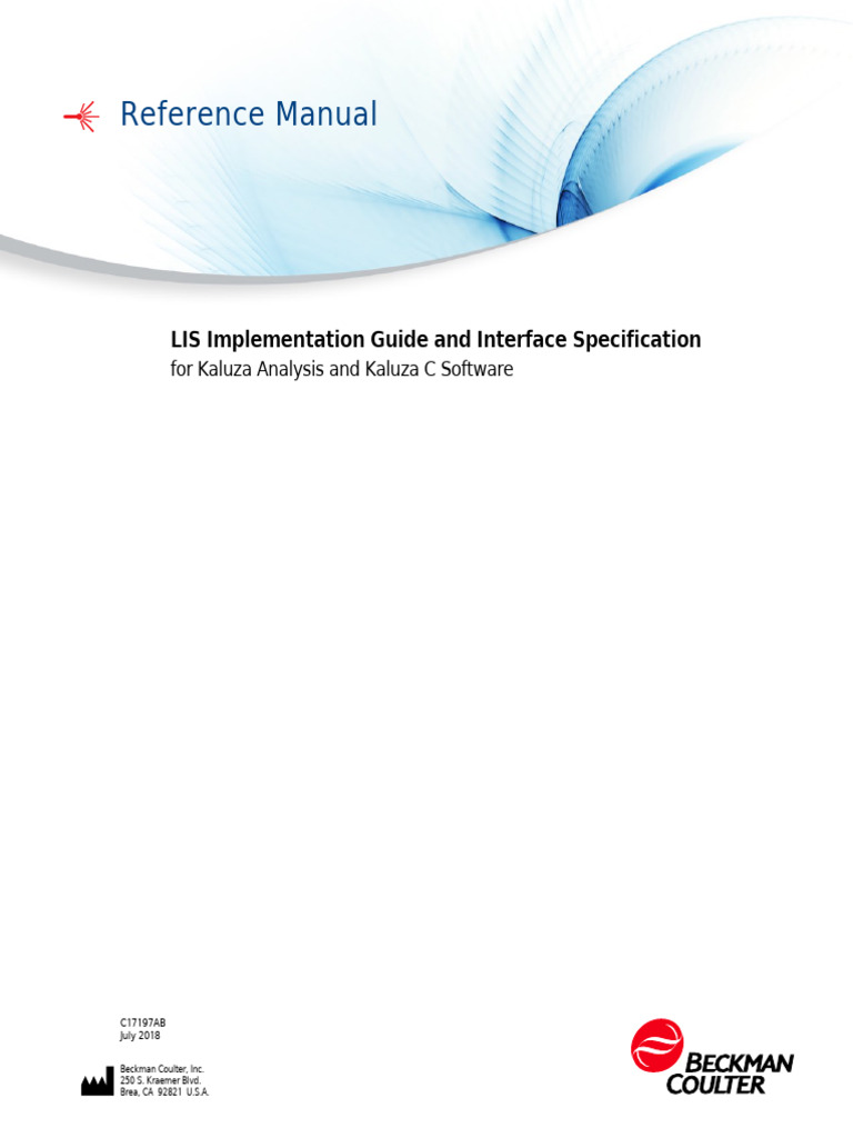 LIS Implementation Guide and Interface Specification | PDF ...