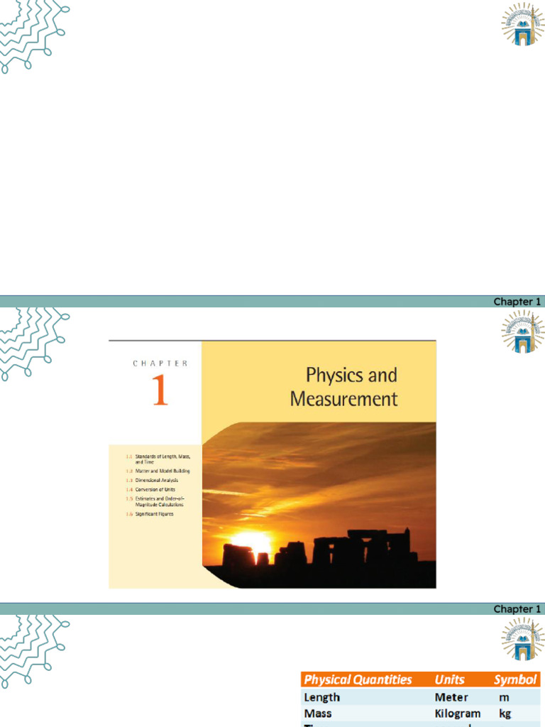 Physics Measurement and SI Units Guide | PDF | International System Of ...