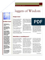 Nuggets of Wisdom Vol 1. Issue 2. Jan/Feb 2012