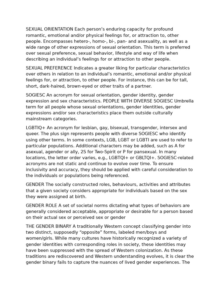 Understanding Sexual Orientation and Gender | PDF | Transgender ...