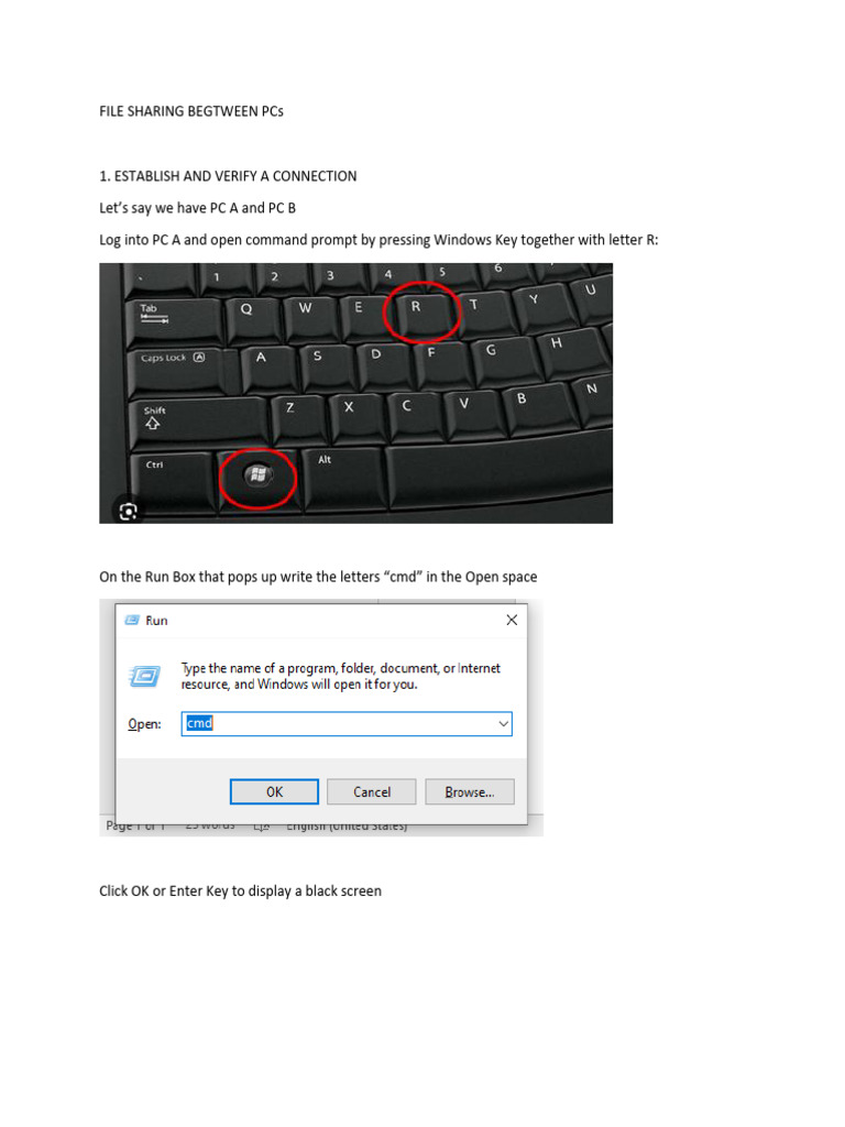 File Sharing Bewteen Pcs | PDF
