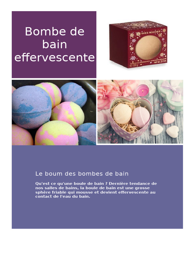 Guide complet des bombes de bain effervescentes | PDF | Huile ...