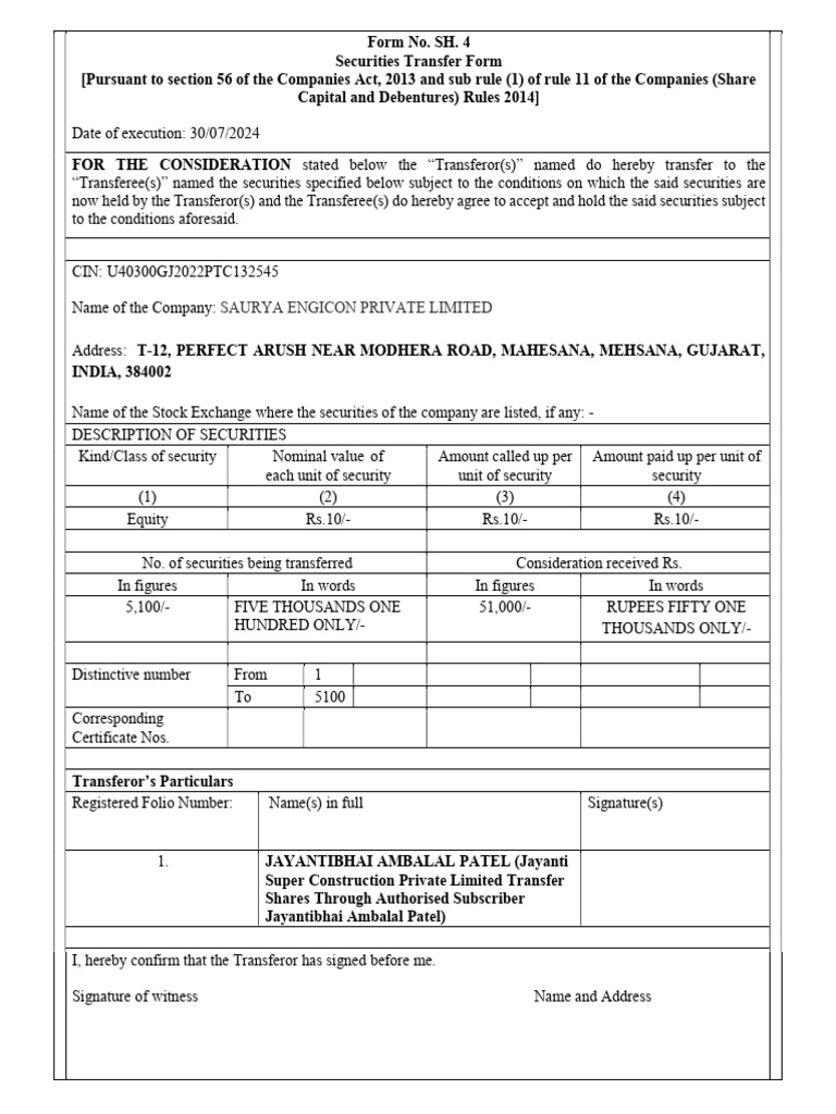 SH-4 | PDF | Securities (Finance) | Equity Securities
