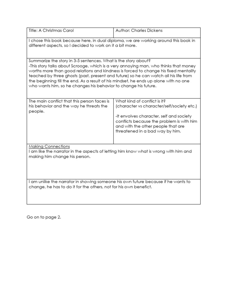 Module+2+Conflict+Analysis 2 | PDF | Mindset | A Christmas Carol