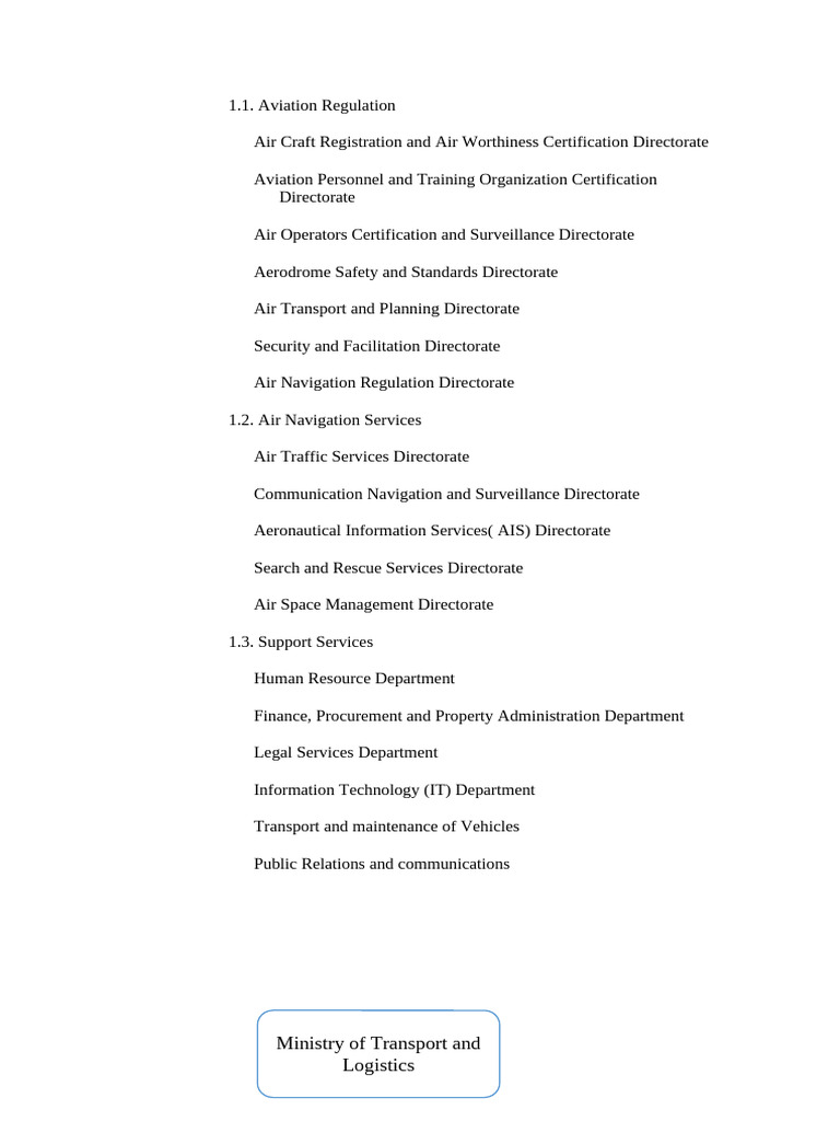 Ethiopian Aviation Regulation Overview | PDF | Air Traffic Control | Radar