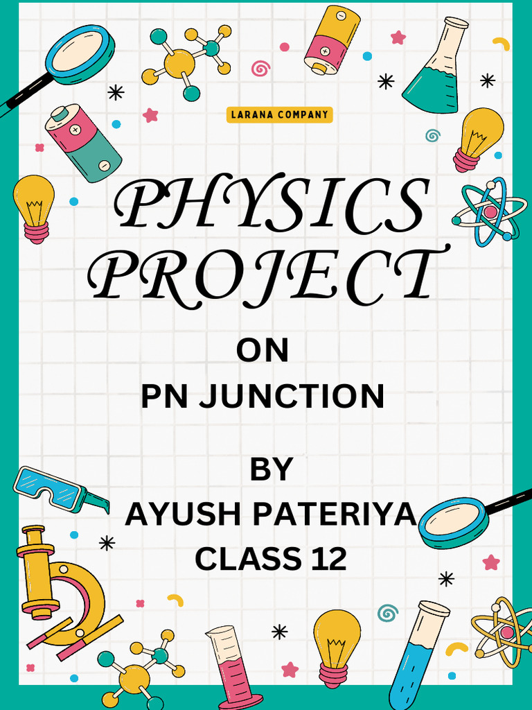 Physics Port Folio Pdf P N Junction Doping Semiconductor